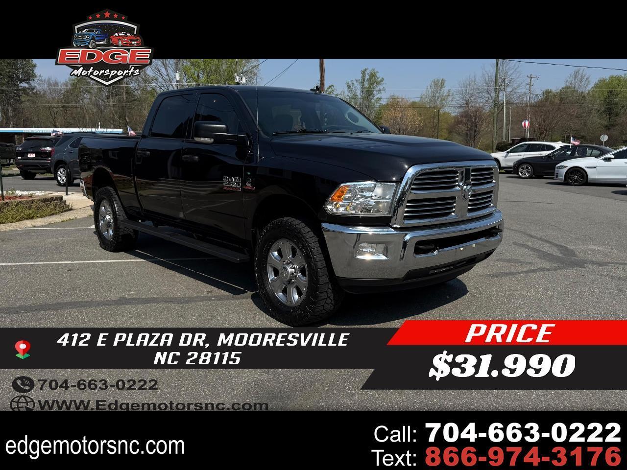 2016 RAM 2500 SLT Crew Cab SWB 4WD
