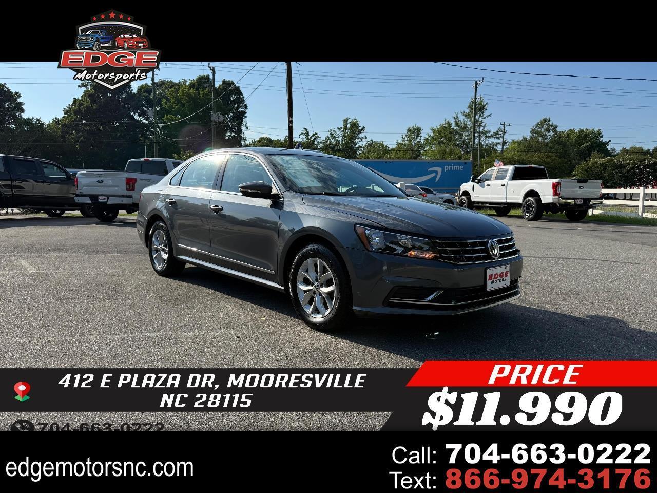 2016 Volkswagen Passat S PZEV 6A