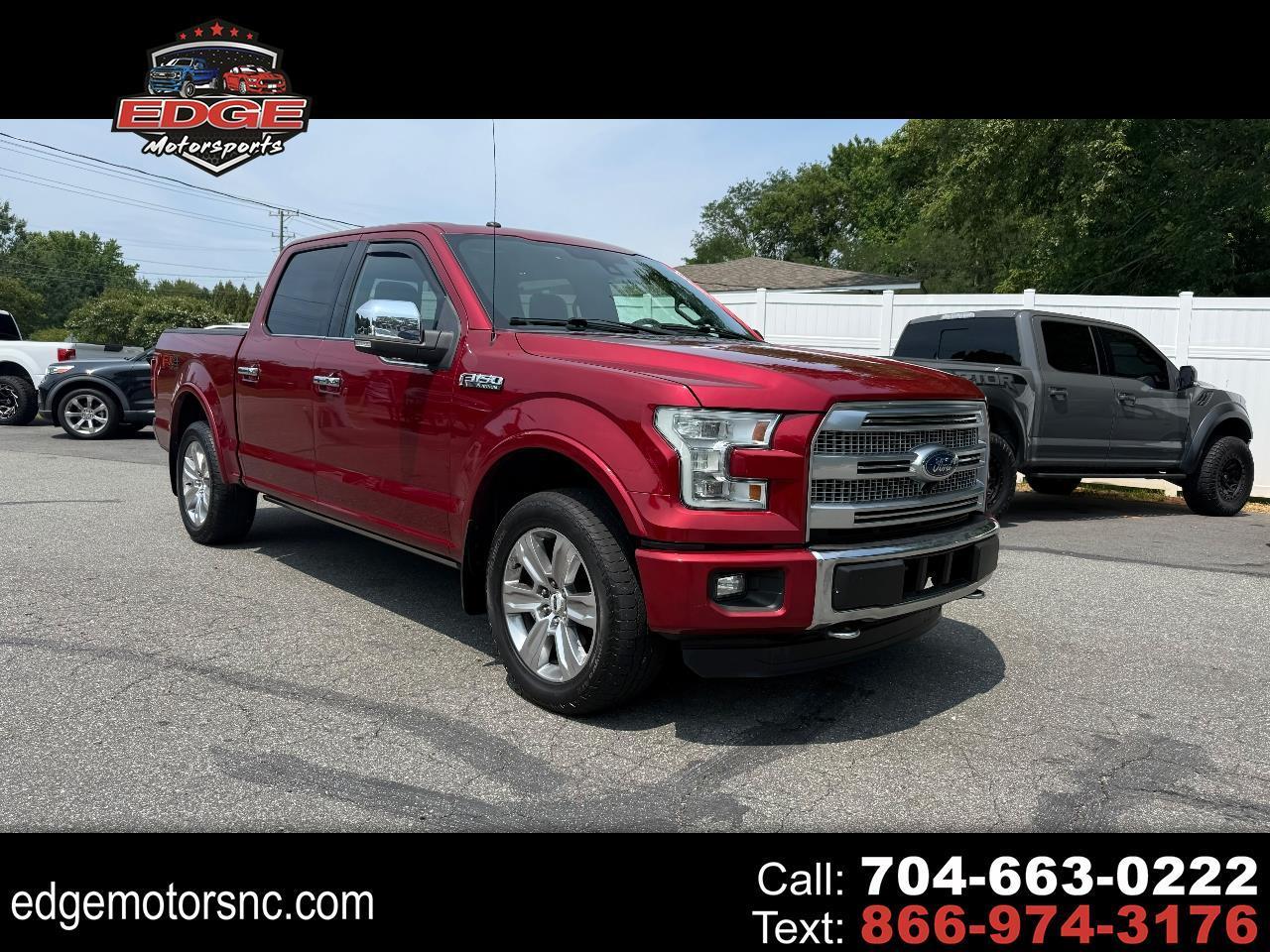 2016 Ford F-150 Platinum SuperCrew 5.5-ft. Bed 4WD