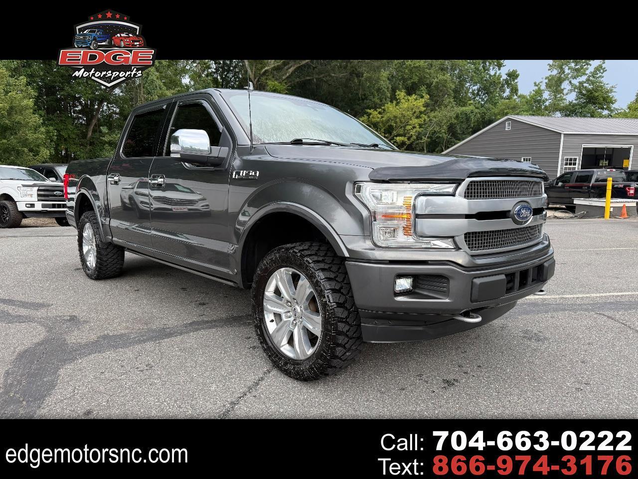 Ford F-150 Platinum SuperCrew 5.5-ft. Bed 4WD 2018