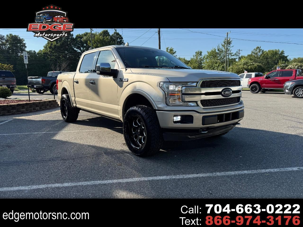 2018 Ford F-150 Platinum 4WD SuperCrew 5.5' Box