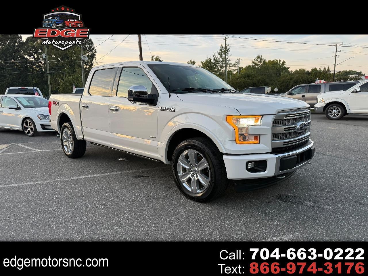 Ford F-150 Platinum SuperCrew 5.5-ft. Bed 4WD 2017