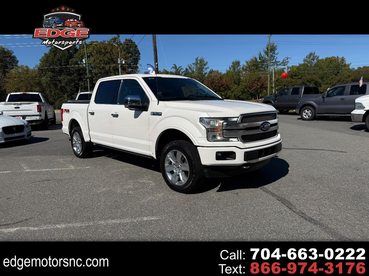 Ford F-150 Platinum SuperCrew 5.5-ft. Bed 4WD 2019