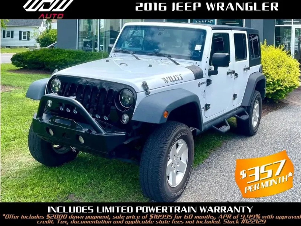 2016 Jeep Wrangler Unlimited Sport 4WD