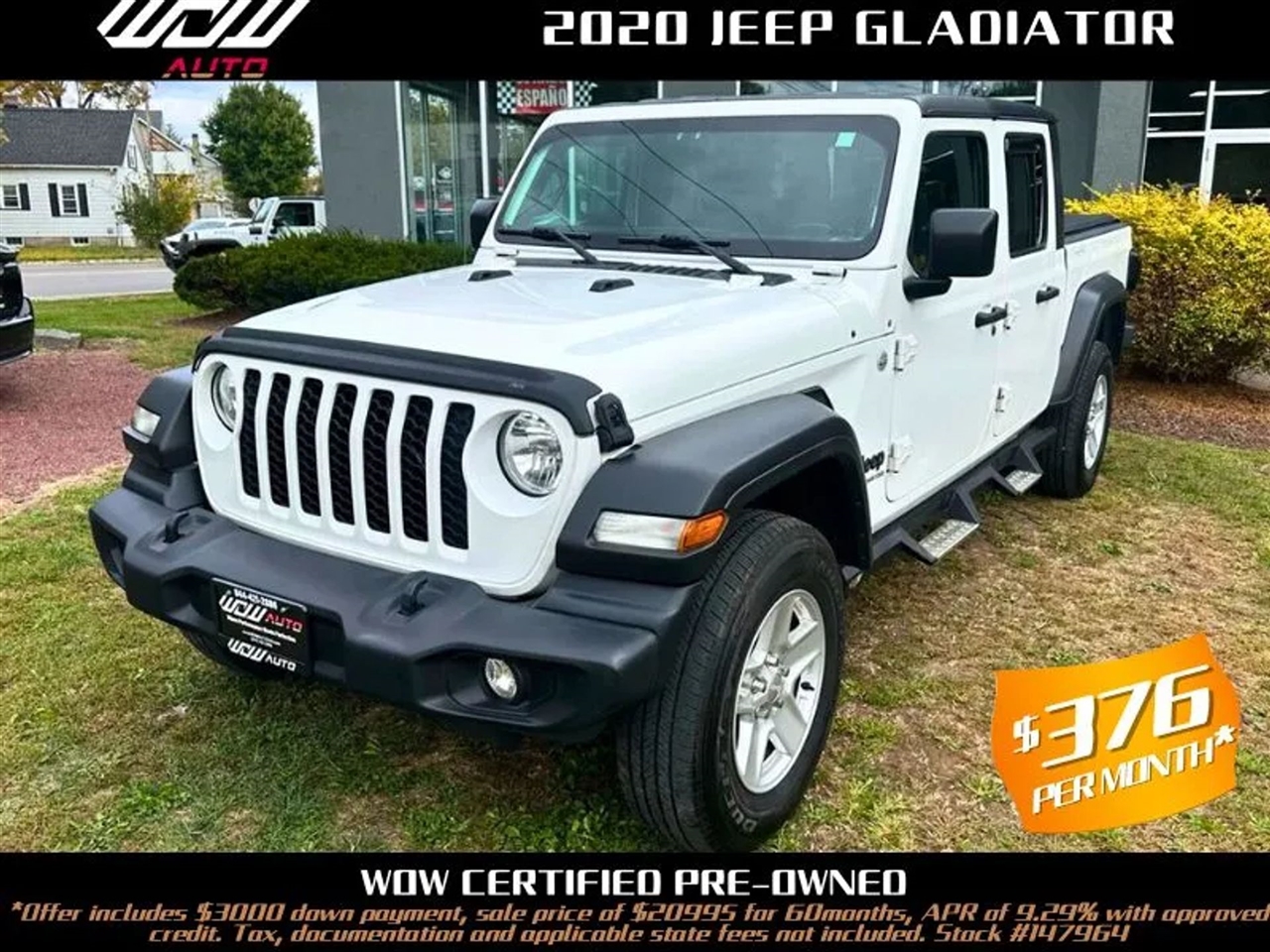 2020 Jeep Gladiator Sport