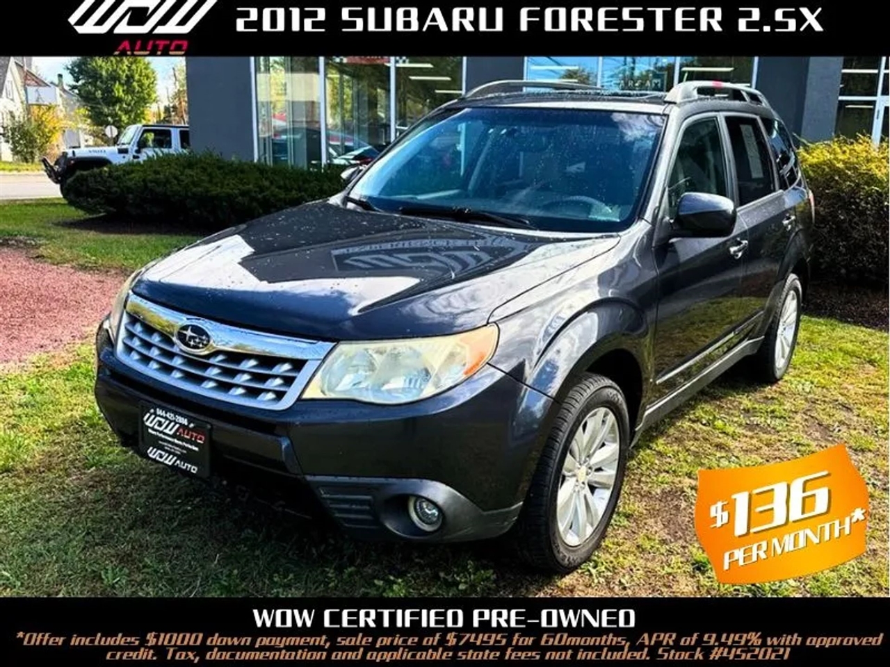 2012 Subaru Forester X Premium Package