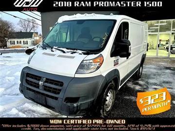 2018 RAM Promaster 1500 Low Roof Tradesman 136-in. WB