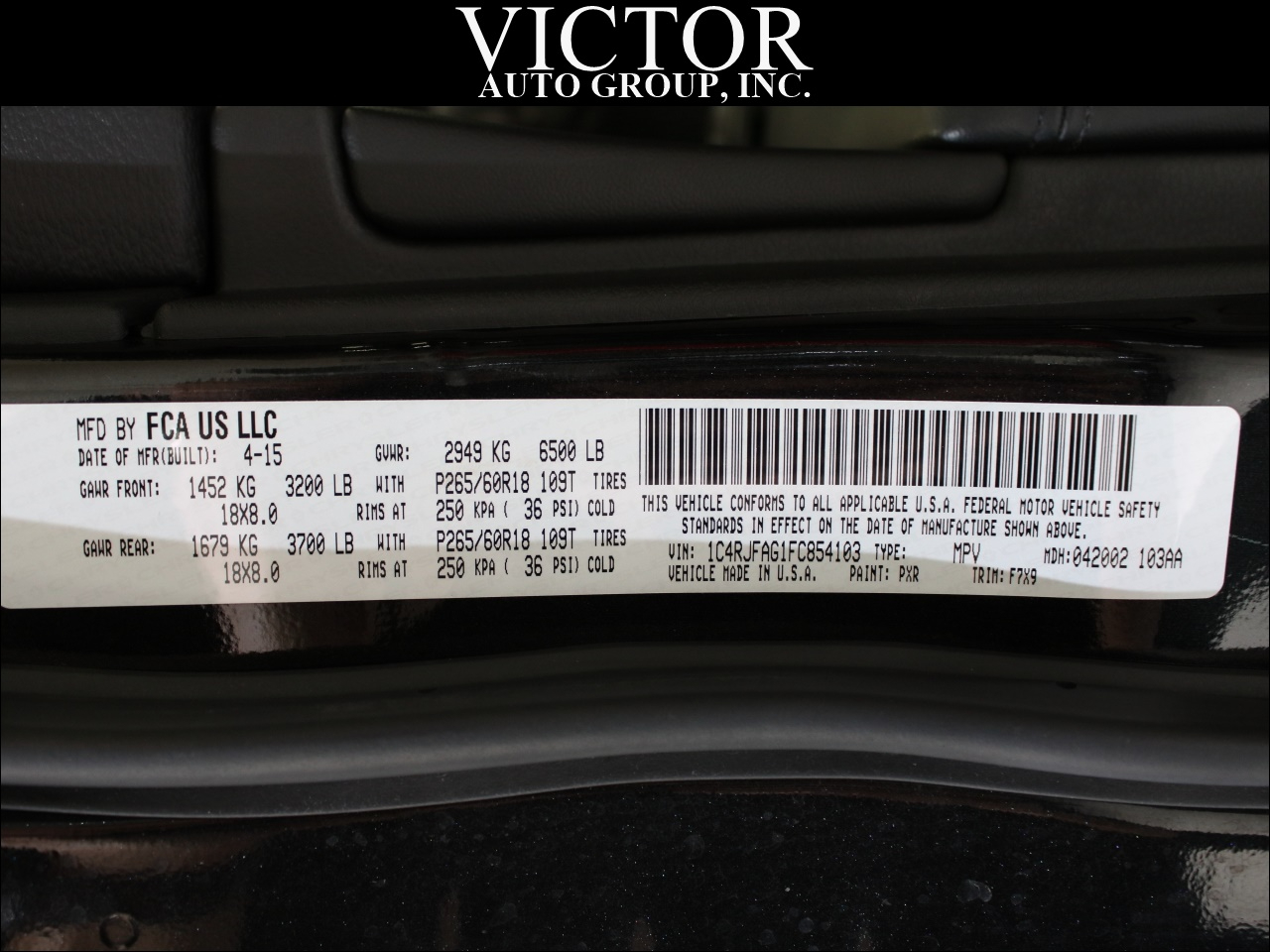 Jeep Grand Cherokee Laredo 4WD 2015