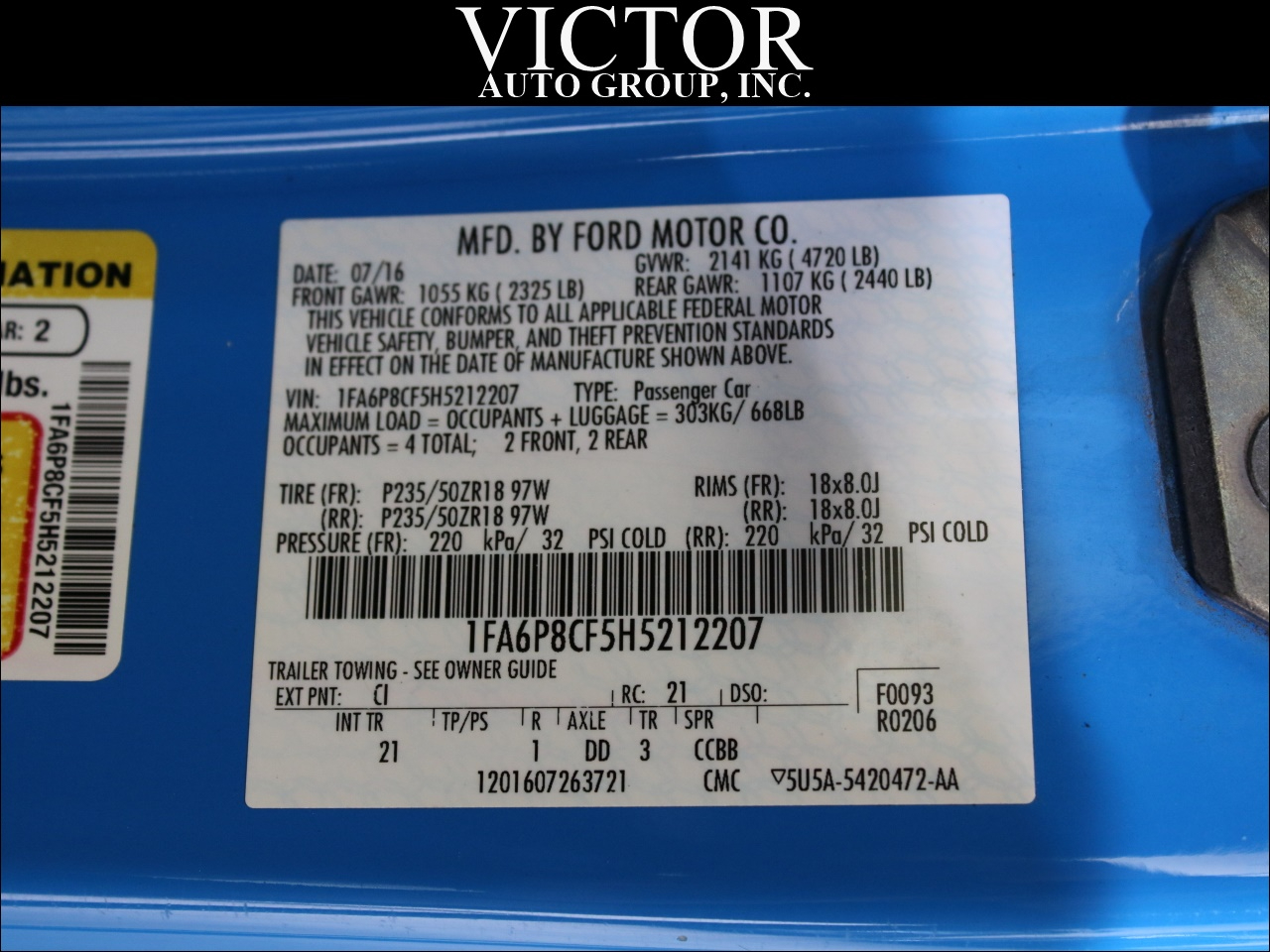 Ford Mustang GT Coupe 2017