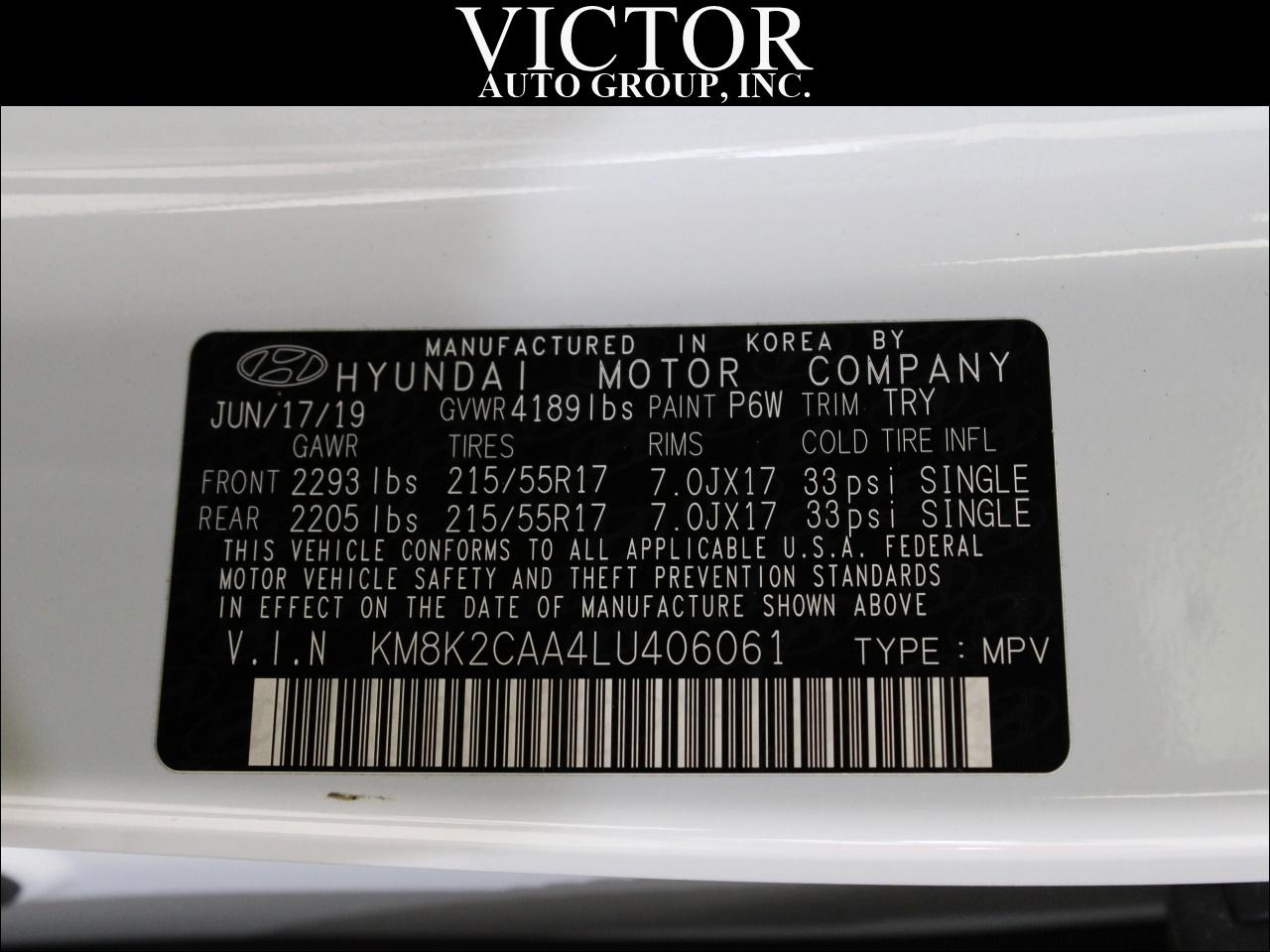 Hyundai Kona SEL AWD 2020