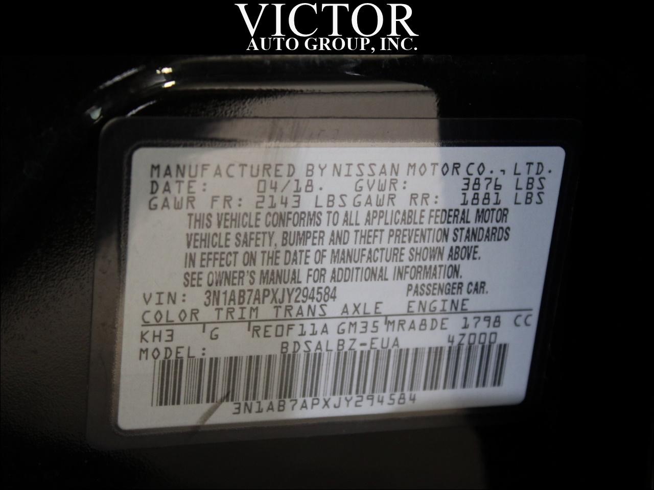 Nissan Sentra S 2018