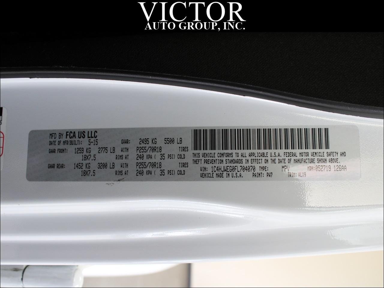 Jeep Wrangler Unlimited Sahara 4WD 2015