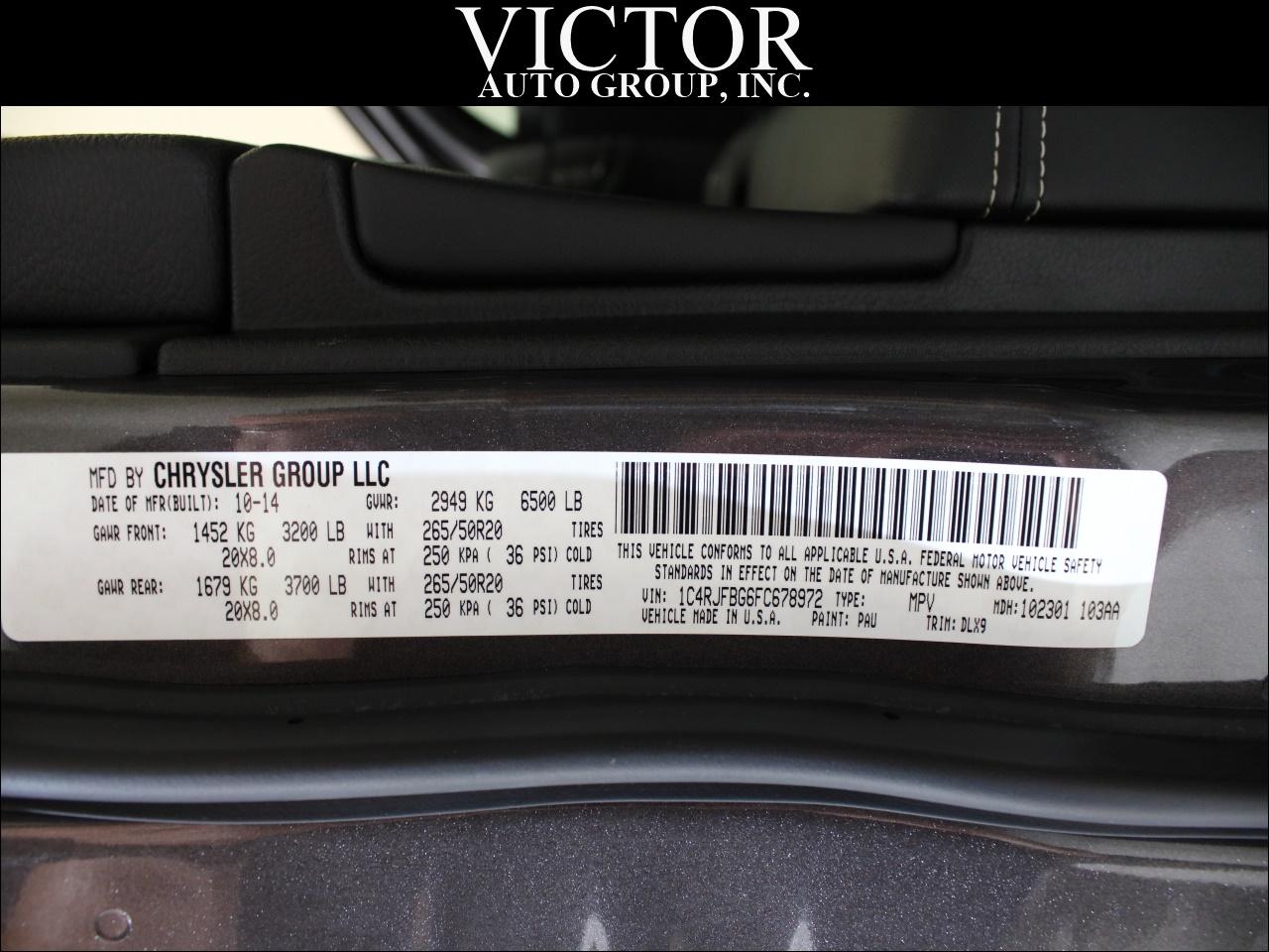 Jeep Grand Cherokee Limited 4WD 2015