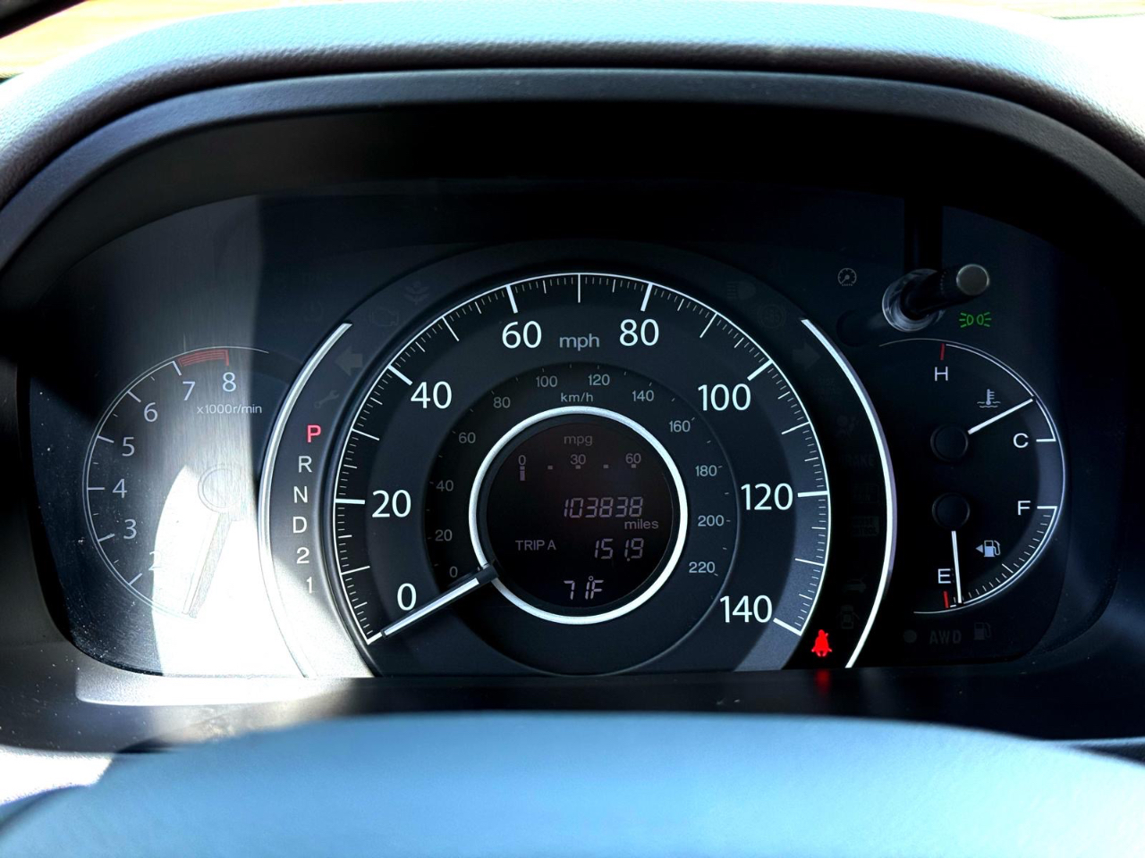 Honda CR-V EX-L 4WD 5-Speed AT 2012