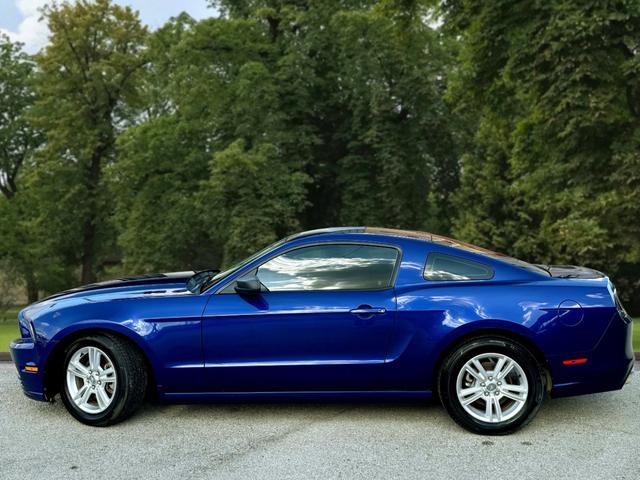 Blue 2014 Ford Mustang V6 Coupe RWD Coupe Rear-Wheel Drive Manual