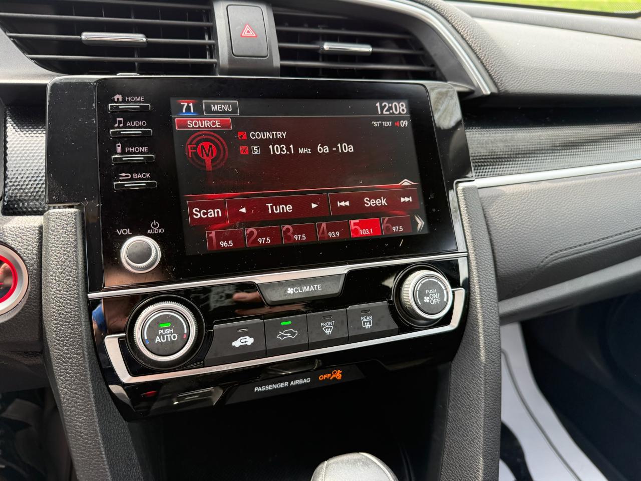 Honda Civic EX Honda Sensing Sedan CVT 2019