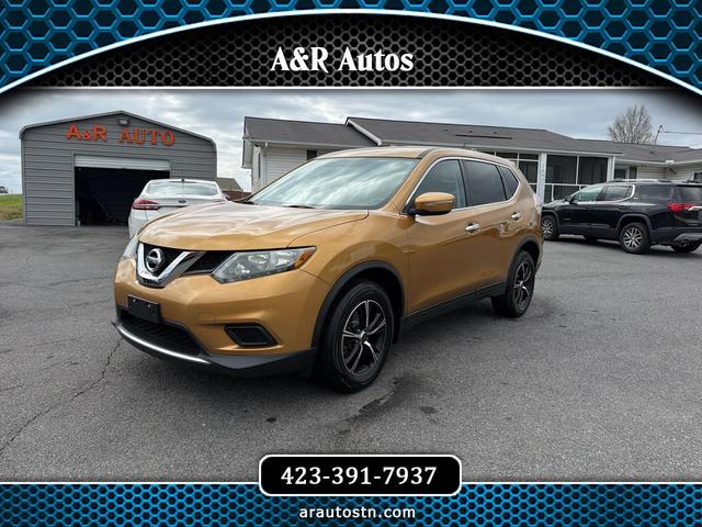 Gold 2014 Nissan Rogue S AWD SUV / Crossover All-Wheel Drive Continuously Variable Transmission