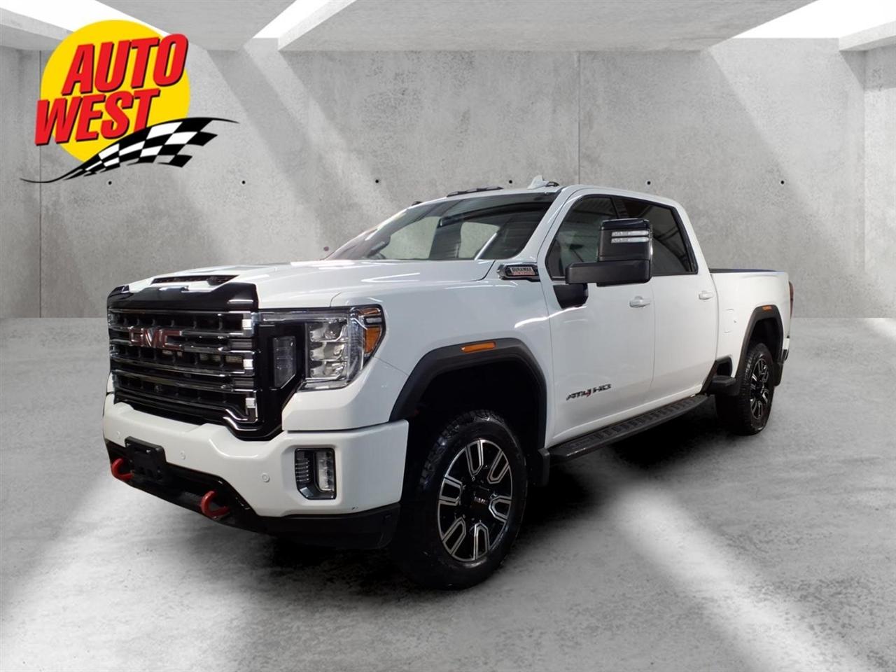 White 2021 GMC Sierra 2500HD Pickup Truck Four-Wheel Drive Automatic