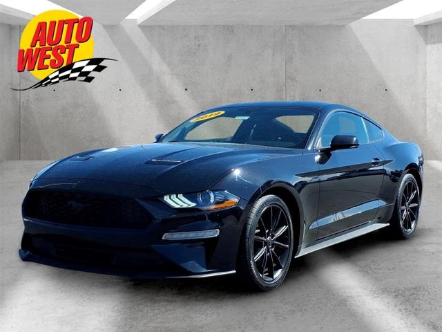Black 2019 Ford Mustang EcoBoost Coupe RWD Coupe Rear-Wheel Drive Automatic