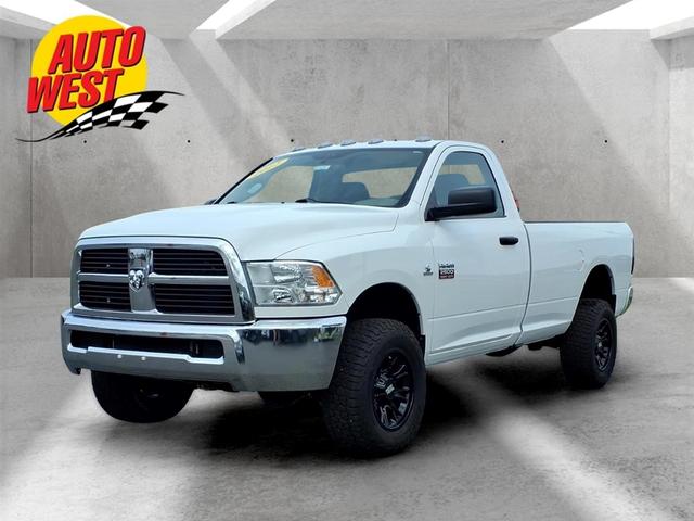 White 2012 RAM 2500 ST 4WD Pickup Truck Four-Wheel Drive Automatic