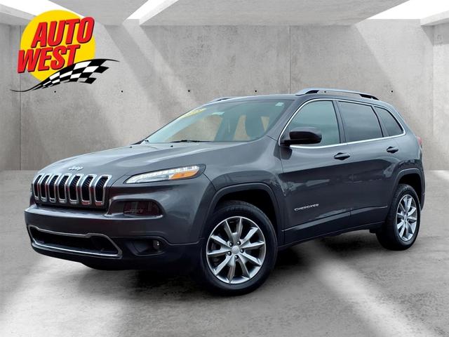 Gray 2018 Jeep Cherokee SUV / Crossover Four-Wheel Drive Automatic