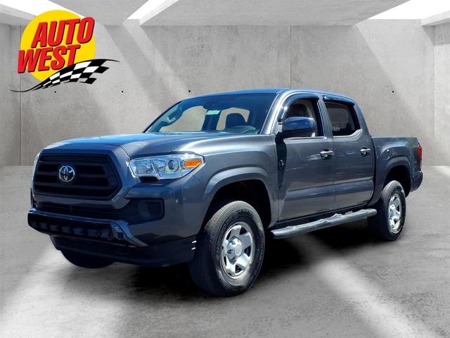Gray 2021 Toyota Tacoma Pickup Truck Four-Wheel Drive Automatic