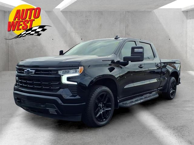 Black 2024 Chevrolet Silverado 1500 Pickup Truck Four-Wheel Drive Automatic