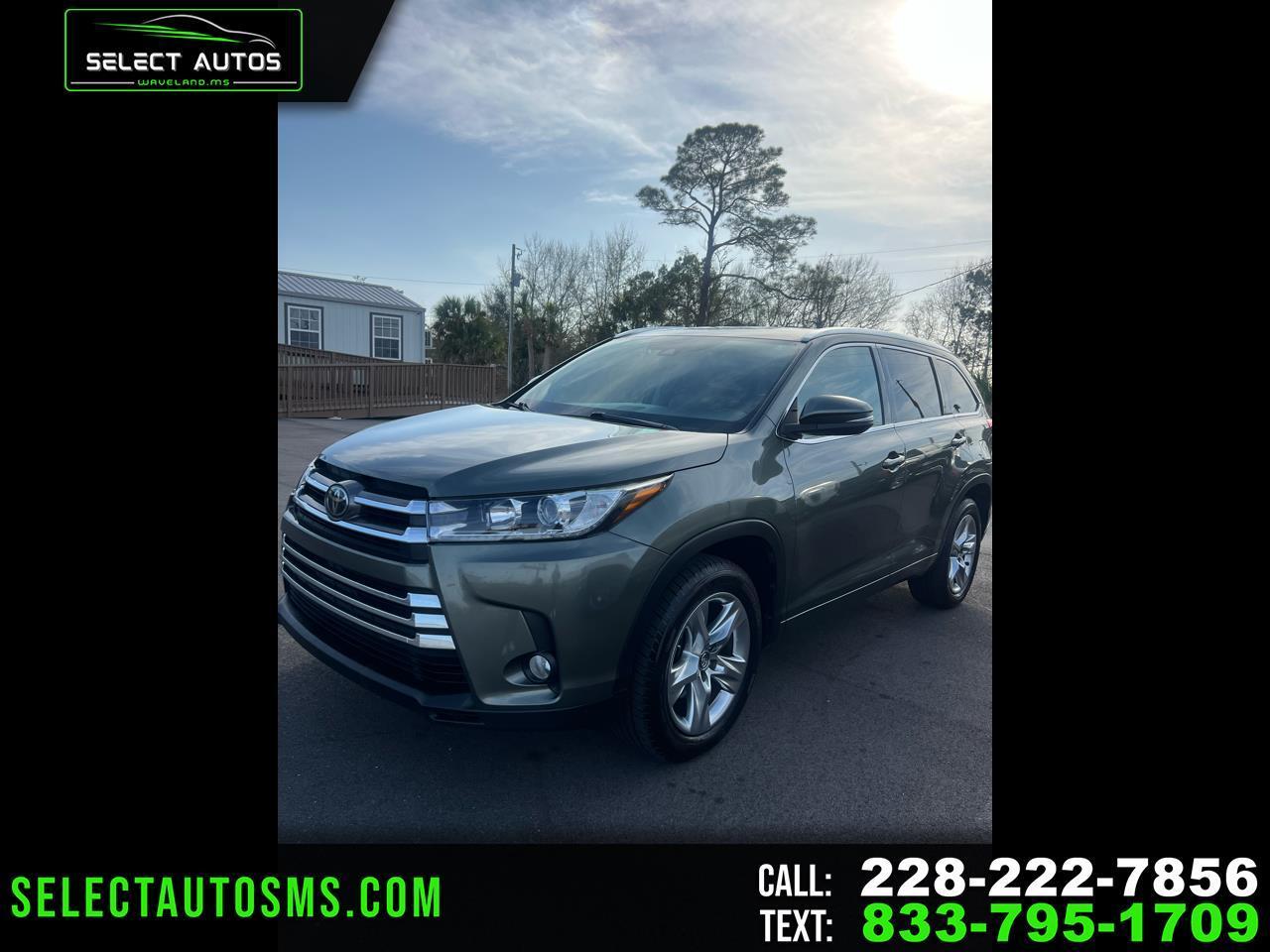 2017 Toyota Highlander Limited FWD V6
