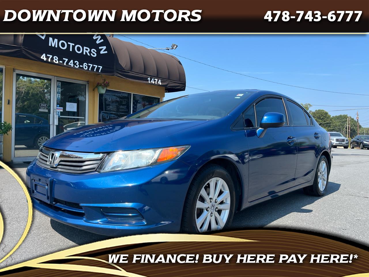 2012 Honda Civic EX Sedan 5-Speed AT