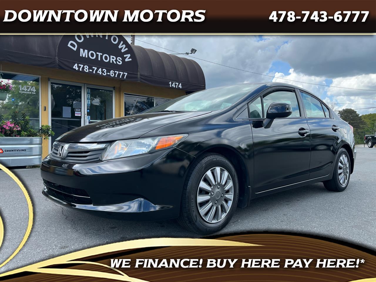 2012 Honda Civic LX Sedan 5-Speed AT