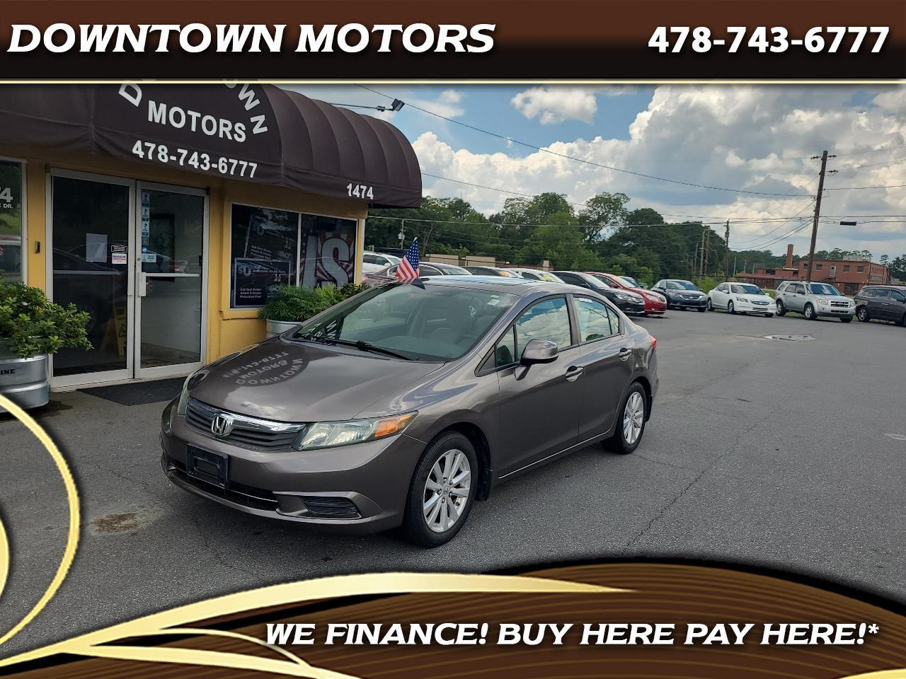 2012 Honda Civic EX Sedan 5-Speed AT