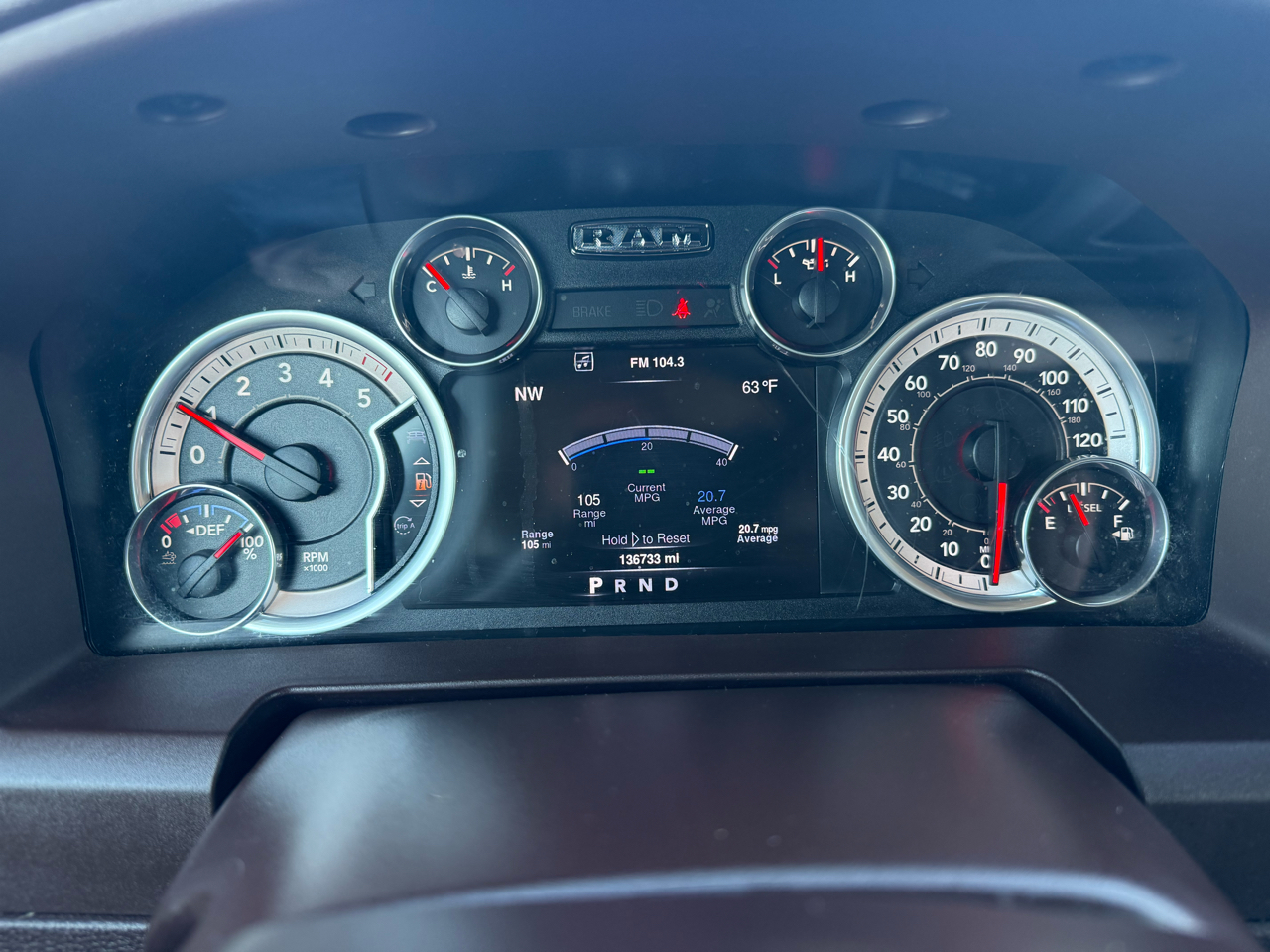 RAM 1500 4WD Crew Cab 149" Big Horn 2016