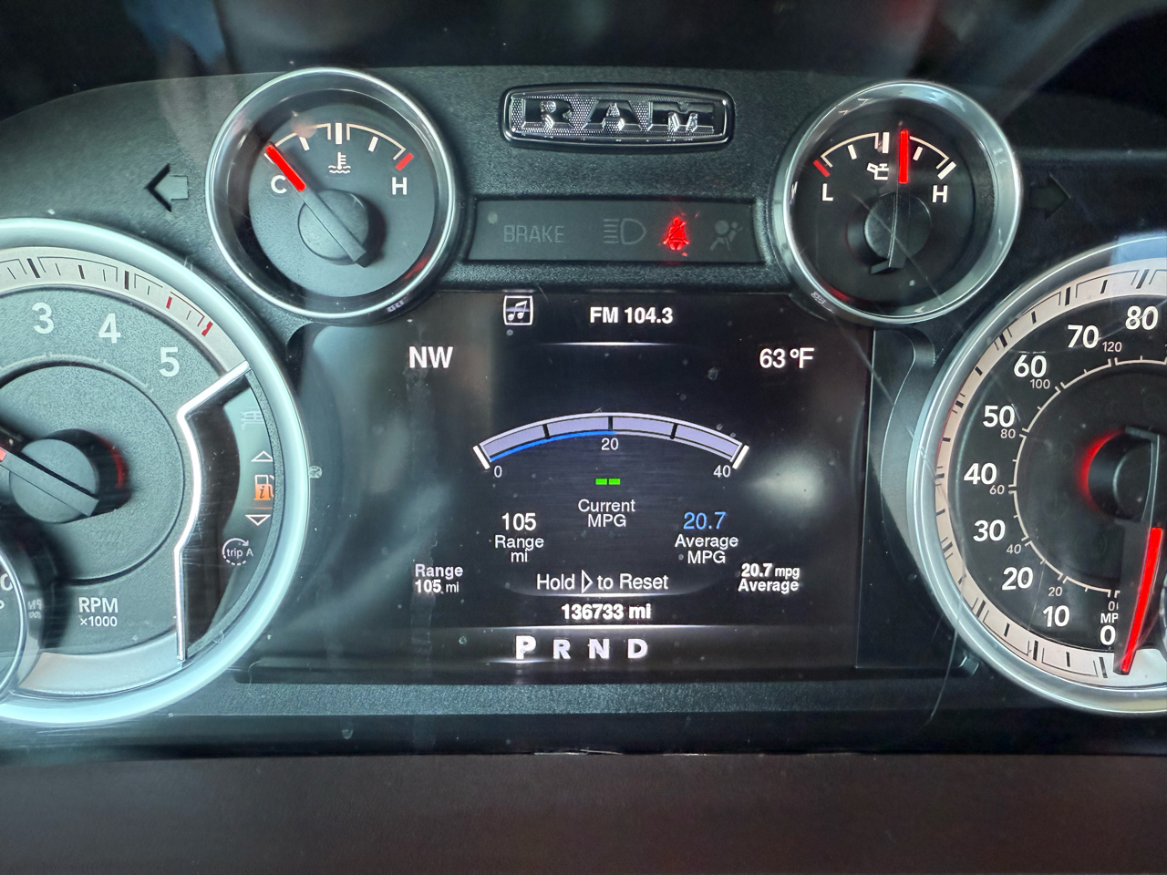 RAM 1500 4WD Crew Cab 149" Big Horn 2016