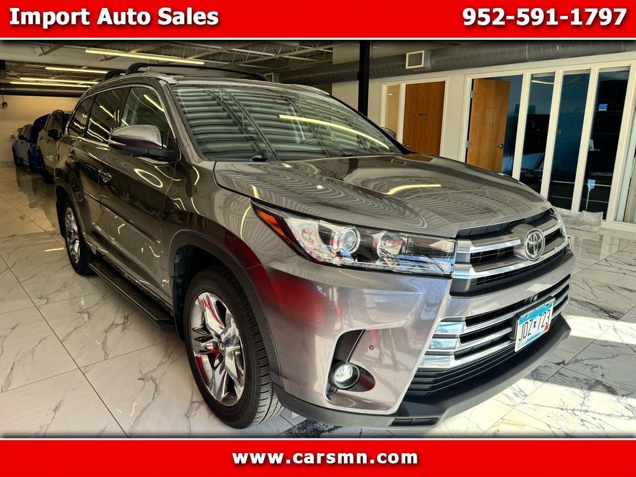 Toyota Highlander Limited V6 AWD (Natl) 2019