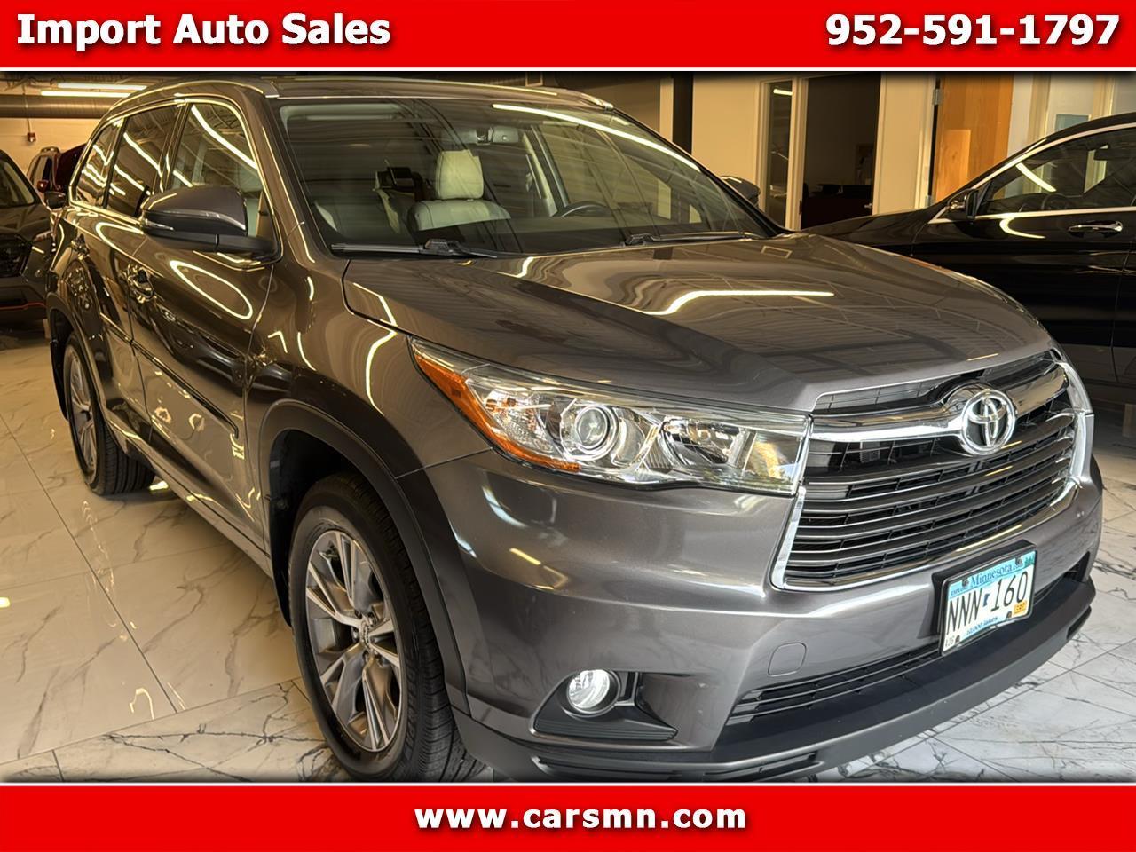 Toyota Highlander AWD 4dr V6 XLE (Natl) 2015