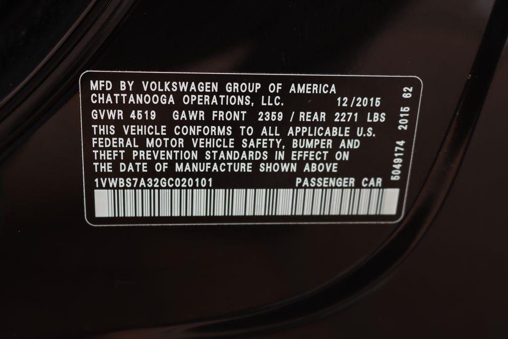 Volkswagen Passat  2016