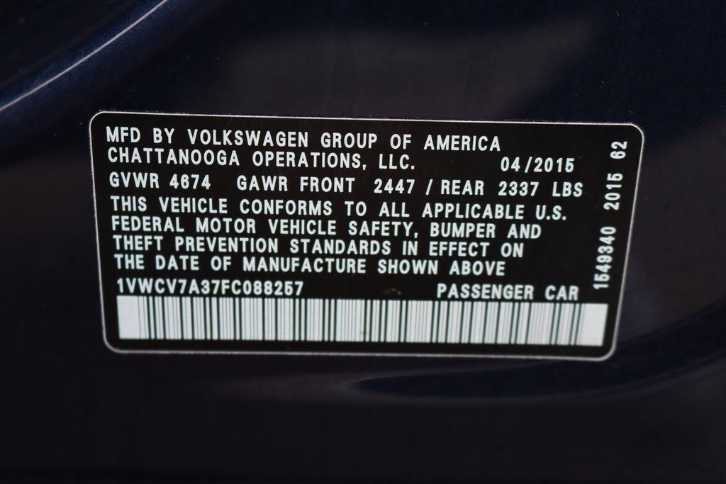 Volkswagen Passat  2015