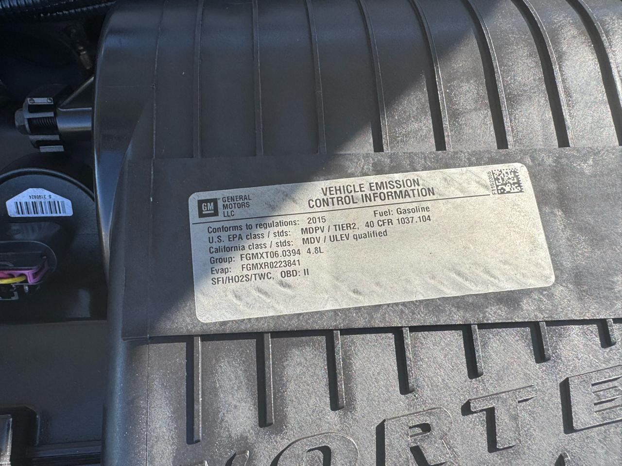 Chevrolet Express 2500 Cargo FFV 2015