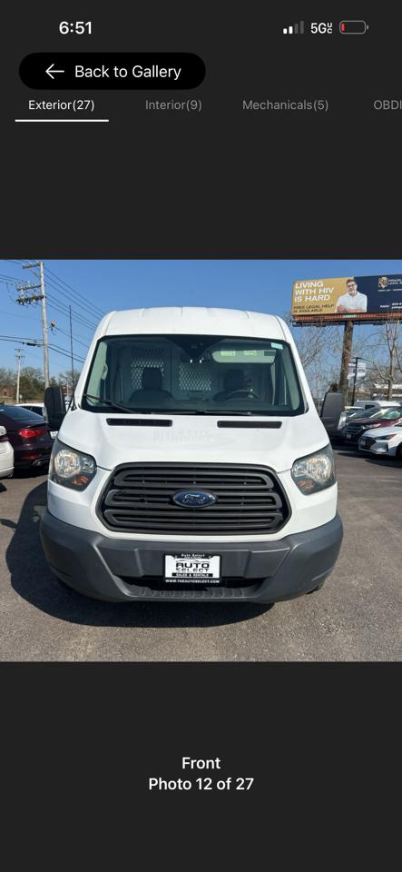 Ford Transit 150 Van Med. Roof w/Sliding Pass. 148-in. WB 2016