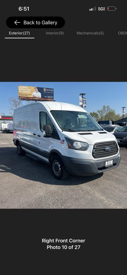 Ford Transit 150 Van Med. Roof w/Sliding Pass. 148-in. WB 2016