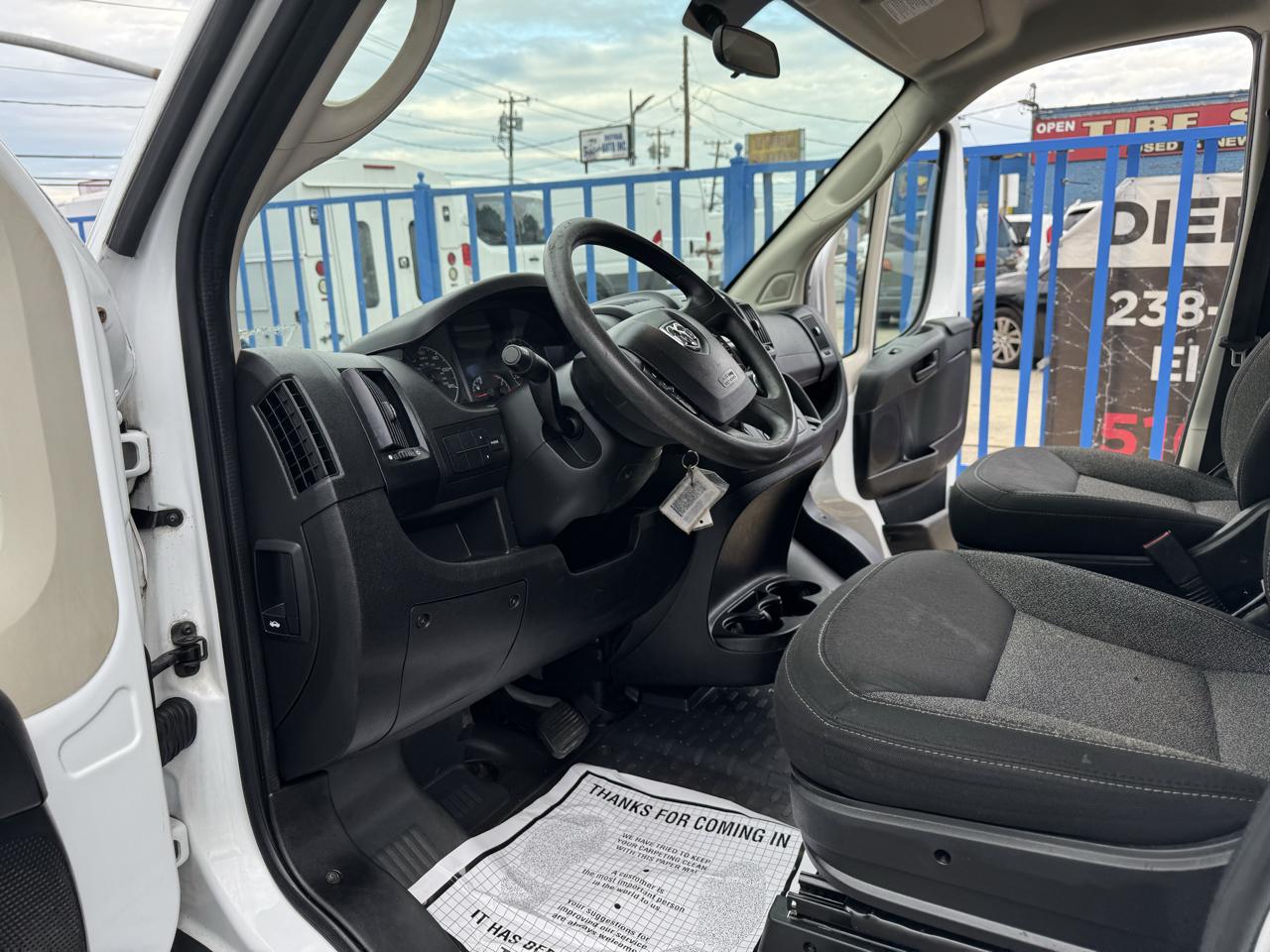 RAM Promaster 3500 High Roof Tradesman 159-in. WB Ext 2018