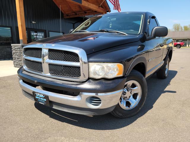 Black 2003 Dodge RAM 1500 ST RWD Pickup Truck Rear-Wheel Drive