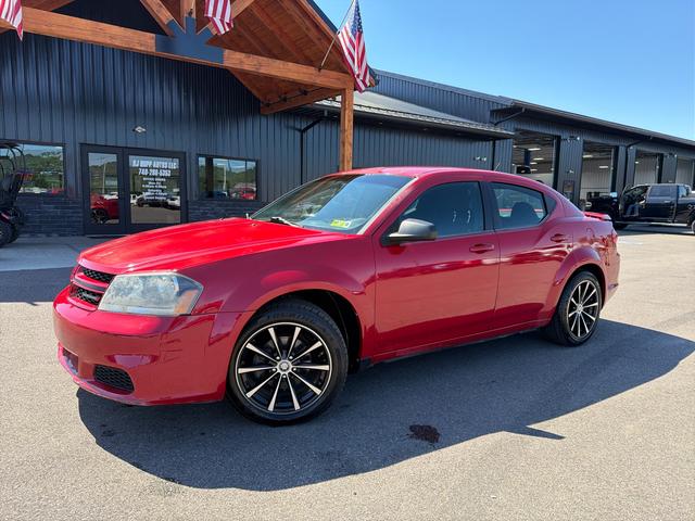 Red 2013 Dodge Avenger SE FWD Sedan Front-Wheel Drive 6-Speed Automatic