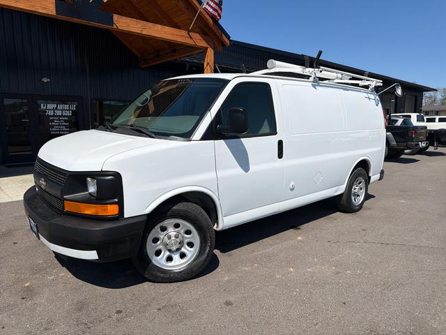 White 2013 Chevrolet Express Cargo 1500 RWD Van Rear-Wheel Drive 4-Speed Automatic Overdrive