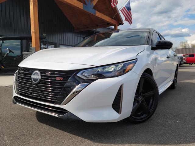 White 2024 Nissan Sentra SR FWD Sedan Front-Wheel Drive Continuously Variable Transmission