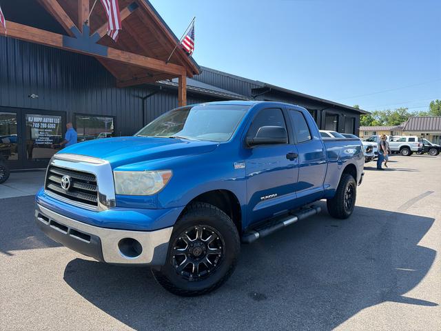 Blue 2009 Toyota Tundra Pickup Truck 4X2 6-Speed Automatic