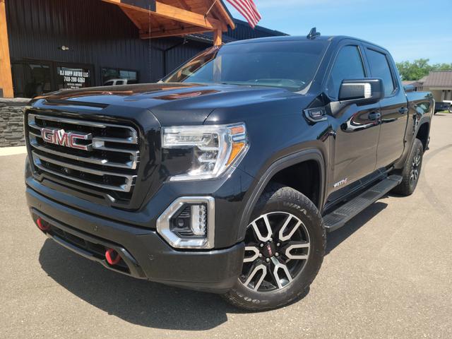 Black 2020 GMC Sierra 1500 AT4 Crew Cab 4WD Pickup Truck Four-Wheel Drive Automatic