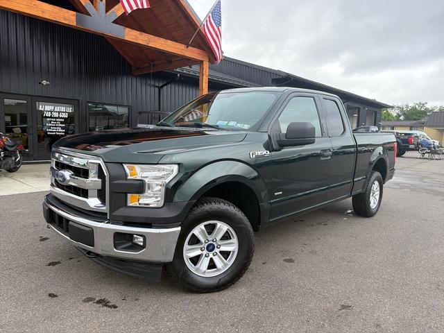 Green 2017 Ford F-150 XLT SuperCab LB 4WD Pickup Truck Four-Wheel Drive Automatic