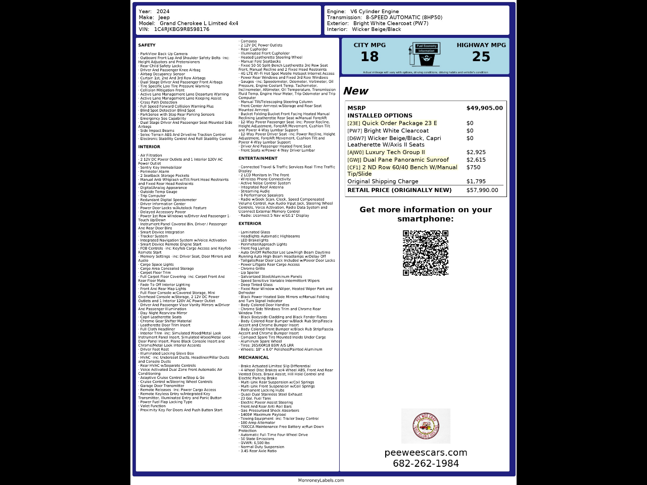 2024 Jeep Grand Cherokee L Limited 4WD