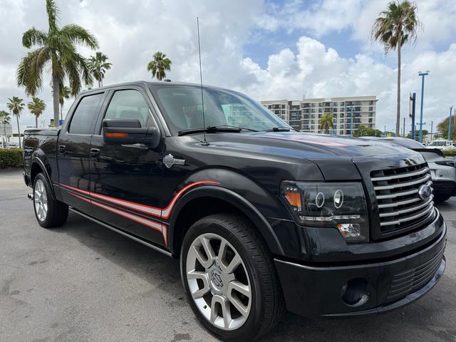 Black 2011 Ford F-150 Harley-Davidson SuperCrew Pickup Truck 4X2 Automatic
